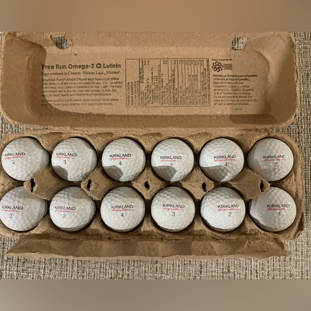 Kirkland Used Golf Balls - Grade 4A